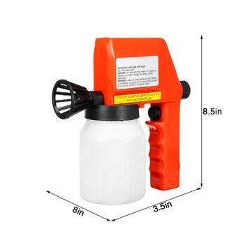 45W 220V Electric Airless Paint Sprayer System Zoom Handheld Spray Guns Outdoors