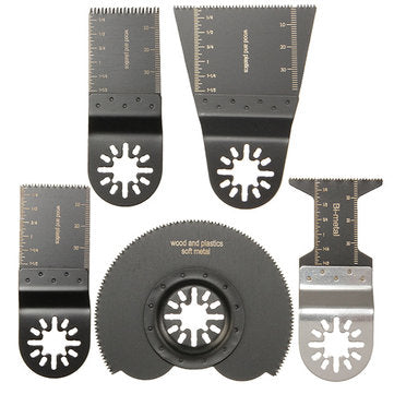 5pcs Mix Saw Blades Oscillating Multitool For Parkside Workzone Einhell Challenge AEG Multitool