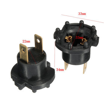 Pair Headlight Socket Holder For Dorman Bulb Mazda 3 5 Kawasaki Aprilia B28V510A3