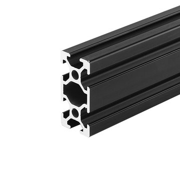 Machifit 300mm Length Black Anodized 2040 T-Slot Aluminum Profiles Extrusion Frame For CNC