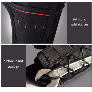 Waist Pockets Electrician Tool Bag Oganizer Carrying Tools Bag for Electric Drill Bag Impact Wrench