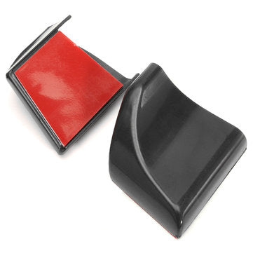 4.9ft/1.5M Universal Black Auto Car Rear Roof Trunk Spoiler Wing Lip Sticker Kit