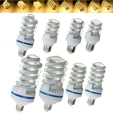 Spiral Style E27 5W-30W LED Ultra Bright Energy Saving Warm White Light Bulb AC86-245V (WATT: 5W)