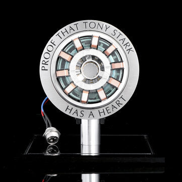 MK2 Remote Control Version DIY Arc Reactor Model Men Heart Kit LED Chest USB Movie Props Light With