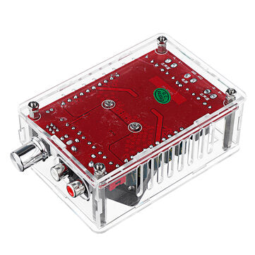 XH-A101 High Power Digital Power Amplifier Board TDA7498 with Shell and Fan 2*100W Power Supply DC9-