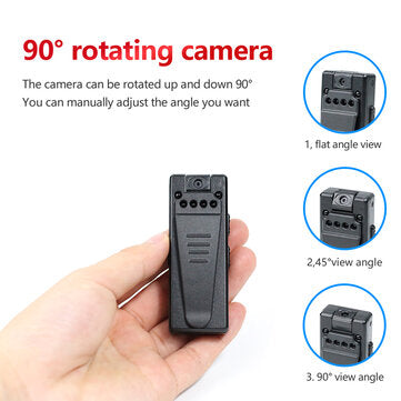 Z8 Mini HD Camera 1080P Back Clip Night Vision Camera  Micro USB Camera Small Camera
