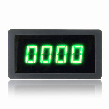 4 Digital Green LED Tachometer RPM Speed Meter With NPN Hall Proximity Switch Sensor