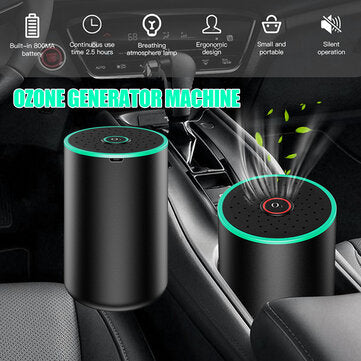 Bakeey Portable Mini Wireless Air Filter Purifier LED Ambient Light USB Charging Ozone Generator