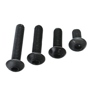 Suleve MXCH3 440Pcs M3/M4/M5 Carbon Steel Screw Hex Socket Button Head Bolt Nut Assortment Kit