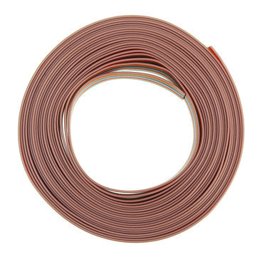 5pcs 5M 1.27mm Pitch Ribbon Cable 16P Flat Color Rainbow Ribbon Cable Wire Rainbow Cable