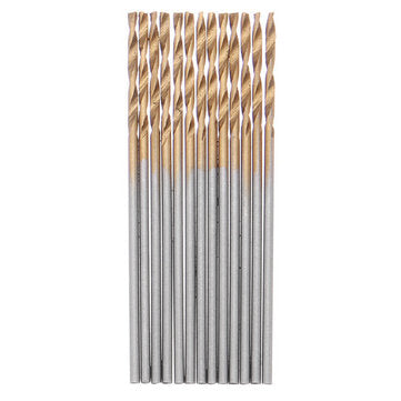 60pcs 1/1.5/2/2.5/3/3.5mm HSS Titanium Coated Twist Drill Bit Straight Shank Drill