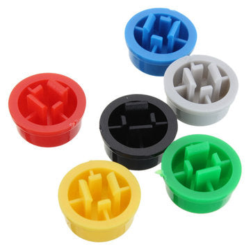 5 x 50pcs Tactile Push Button Switch Momentary Tact & Cap Assorted Kit 12x12x7.3mm Key Caps