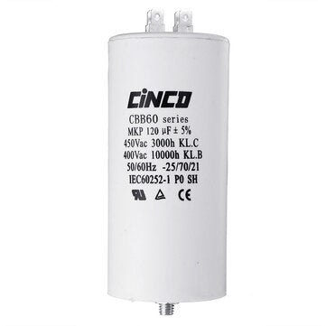 CBB60 120UF 450V Water Pump Motor Run Capacitor