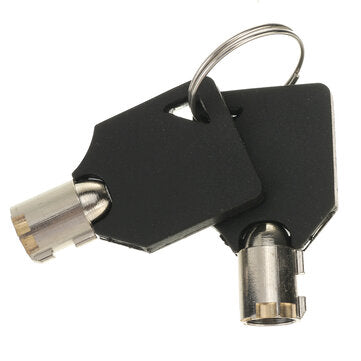 Bike Lock Wheel Disc Brake Stop With Reminder Spring Cable Motorcycle Disc Lock