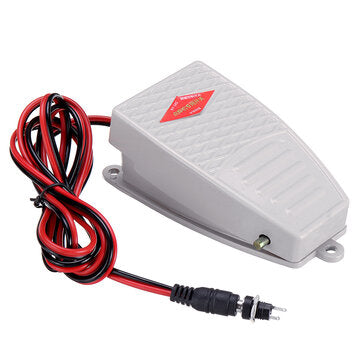 1.5M Foot Switch Pedal Metal Aluminum Shell Pedal Belt with Connector Foot Control for Spot Welding