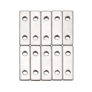 Machifit 10pcs M5 Zinc Plated Double Tee Nuts for 2020 V-slot Aluminum Profiles Extrusions CNC Parts