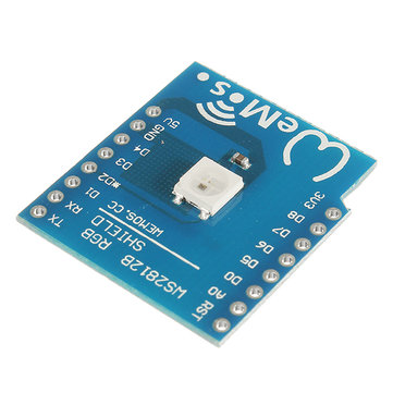 5Pcs Geekcreit WS2812B RGB Shield Expansion Module For D1 Mini Development Board