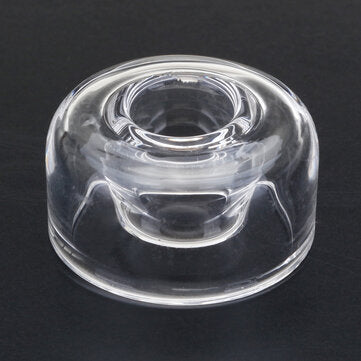 Transparent Quartz Dry Herb Glass Pan Saucepan Fit For Greenlightvapes G9 Tick E-nail