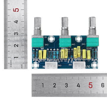 XH-M802 Passive Tone Board Amplifier Preamp Power Module Low High Sound Adjustment Electronic PCB Bo
