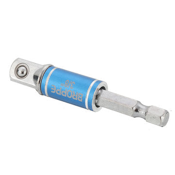BROPPE 3Pcs Power Screwdriver Extension Bar Adapter 1/4 Inch Hex Shank Driver Socket Bit with Rotati