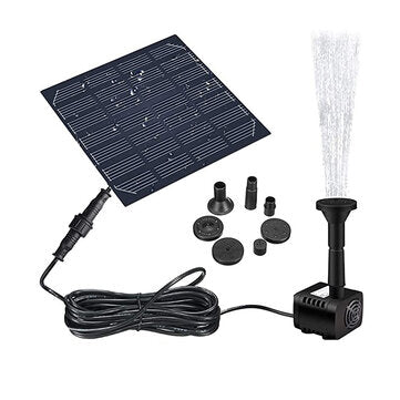 1.2W 180L/H Brushless Solar Panel Fountain Water Pump for Garden Pool Pond Aquarium Fountain