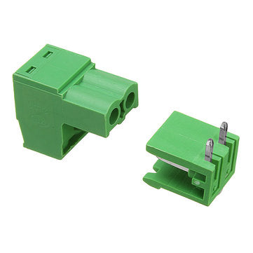 5.08mm Pitch 2Pin Plug in Screw PCB Dupont Cable Terminal Block Connector Right Angle