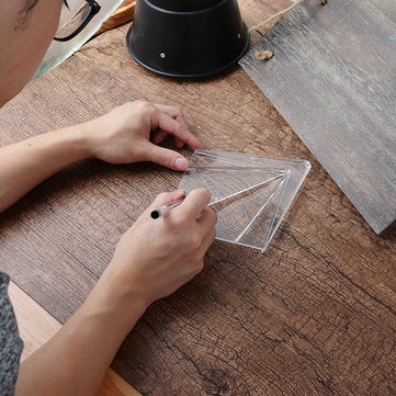 Plastic Center Finder Measurement Layout Tools Woodworking Tools For Square Round And Sexangle