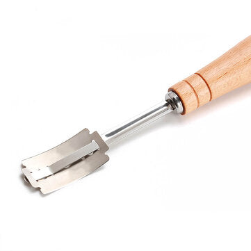 1 Set  Bread Cutter Bread Lame French Toas Cutters Kitchen Gadgets Wooden Handle Baking Accessories