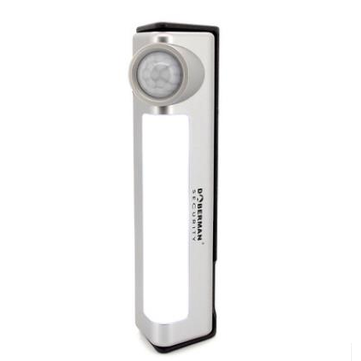 DOBERMAN SECURITY SE-0134 100dB IR Sensor Infrared Motion Detector Triggered LED Light Alarm