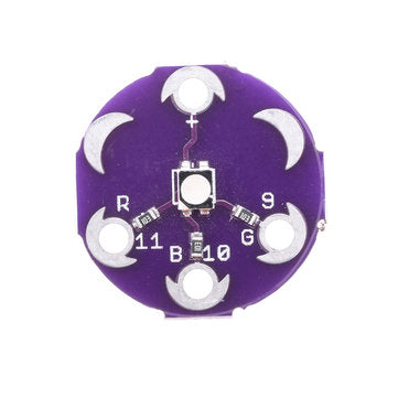 10pcs LilyPad Tri-Color LED RGB Module LilyPad LED Board Tri-color Module