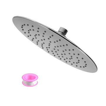 10`` Round High Pressure Rainfall Shower Head 9.6L/min Self-cleaning Nozzles