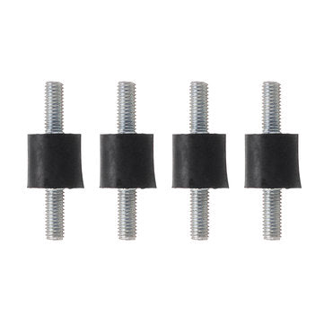 Machifit 4pcs M3 8x8mm Rubber Mounts Double Ends Screw Anti Vibration Mount Rubber Shock Absorber