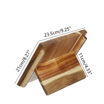 Wooden Magnetic Knifes Holder Block Kitchen Cookware Cutlery Storage Organizer Kitchen Storage Conta