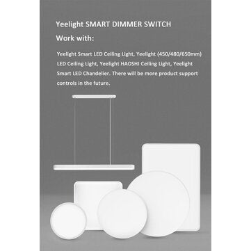 Yeelight YLKG07YL Smart Dimmer Wall Light Switch Remote Control AC220V ( Ecosystem Product)