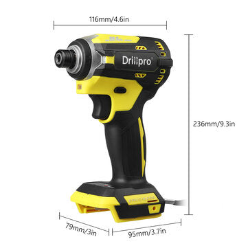 Drillpro 3 Light Brushless Electric Screwdriver Three Speed Electric Screw Driver For Makita 18V Bat