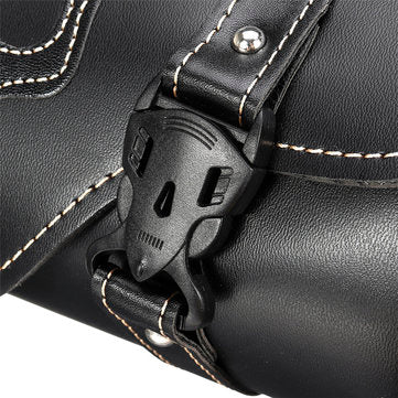 Universal PU Leather Motorcycle Hanging Side Box Bag Tool Tank Bag Luggage Saddlebags