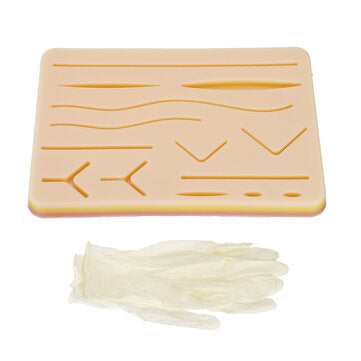 Surgical Simulated Skin Muscle Suture Practice Student Silicone Pad Training