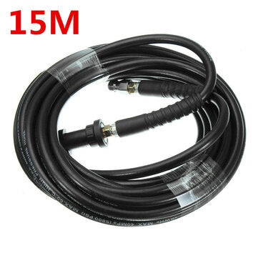 6m to 20m Pressure Washer Sewer Drain Cleaning Hose Pipe Tube Cleaner for Karcher K (LENGTH: 15M)