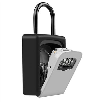 4 Digit Combination Password Safety Key Lock Box Padlock Organizer Code Lock Storage Case