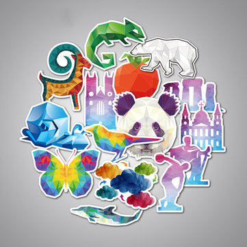 35Pcs Animal Car Stickers Mixed Funny Cartoon For Luggage Laptop Computers Bicycles Decor Motorcycle
