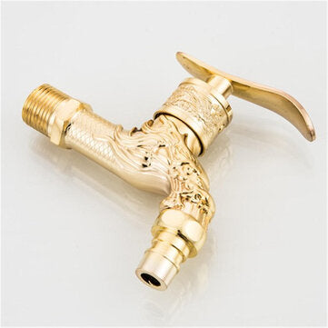 Zinc Alloy Antique Bronze Finish Faucet Water Tap Basin Taps