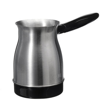 600W 600ml Portable Electric Stainless Steel Coffee Maker Percolators Moka Pot