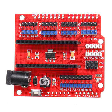 5Pcs Multi-Function Funduino Nano Shield Nano Sensor Expansion Board