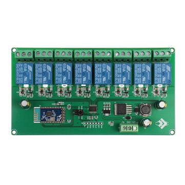 5V/7-28V Power Supply 8-way bluetooth Relay Module IoT Smart Home Mobile Phone APP Remote Control Sw
