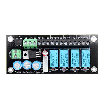 AC12-15V Terminal Wiring Relay Adjustment Type Selection Board Audio Signal Audio Source Switching I