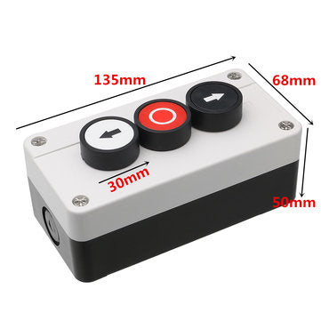 Push Button Station Up Down Arrows with Stop Button Hoist Roller Shutter Door