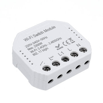 MoesHouse WIFI Smart Light Switch Diy Breaker Module Smart Life/Tuya APP Remote Control Works With A