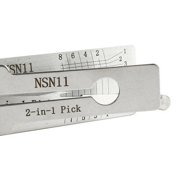 NSN11 2 in 1 Car Door Lock Pick Decoder Unlock Tool Locksmith Tools