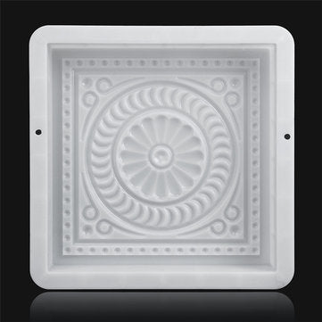 Garden Mould DIY Plastic Path Paving Maker Flower Step Mold Imitation Brick Carving Pavement Tool