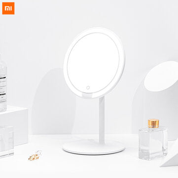 Xiaomi Mijia LED Make-up Mirror USB Type-C Charging 3 Light Mode Adjustable 900lm 45 Angle with St